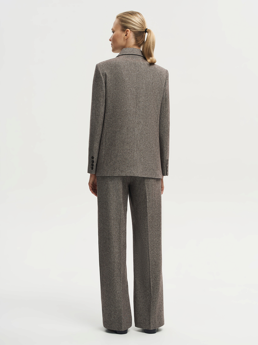 Жакет из шерсти с шелком