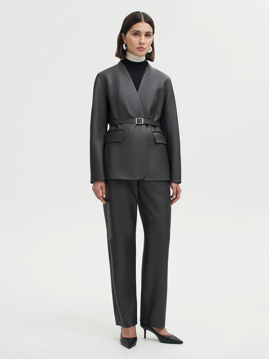 Жакет из кожи