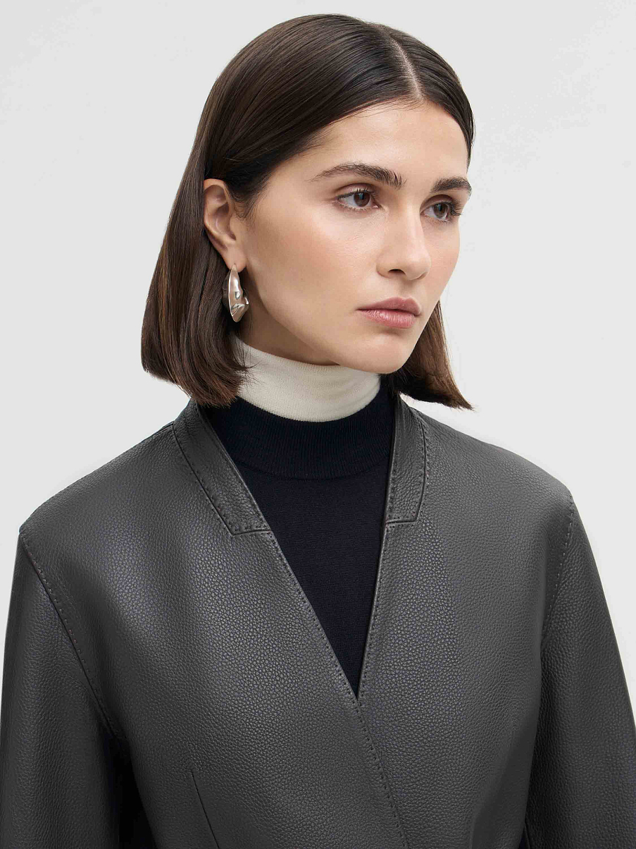 Жакет из кожи