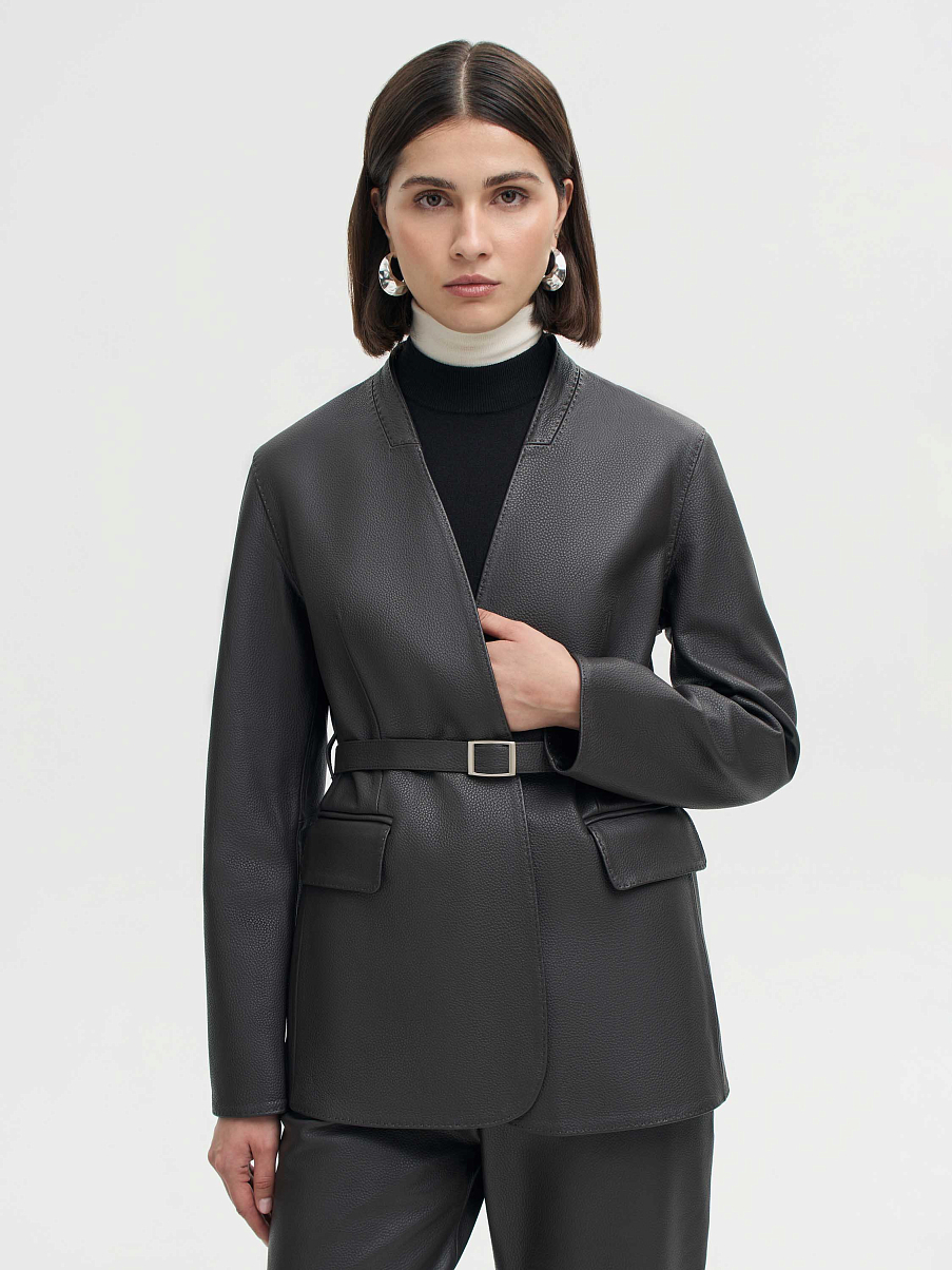 Жакет из кожи