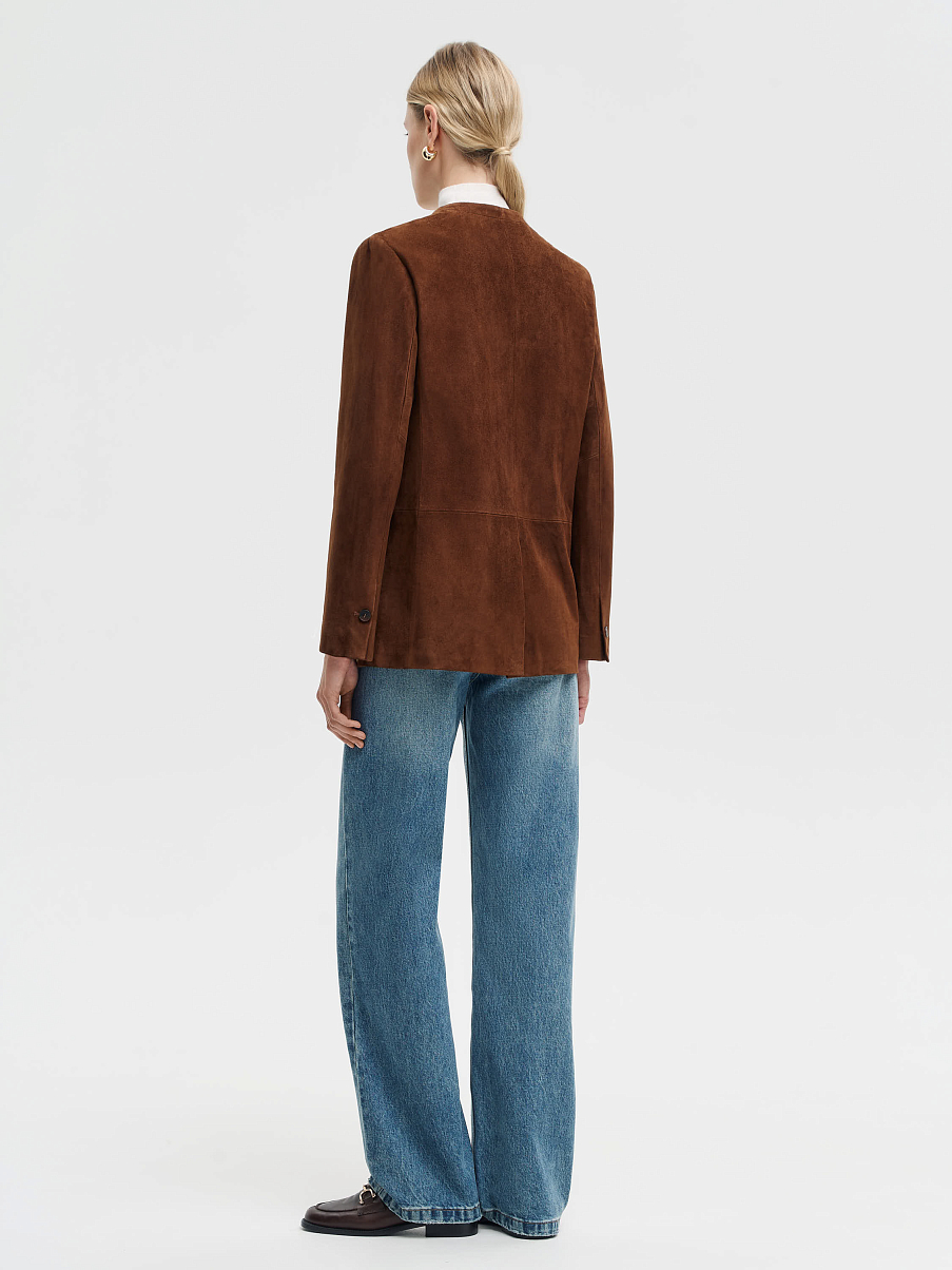 Жакет из замши