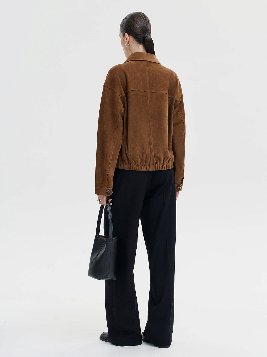 Жакет из замши