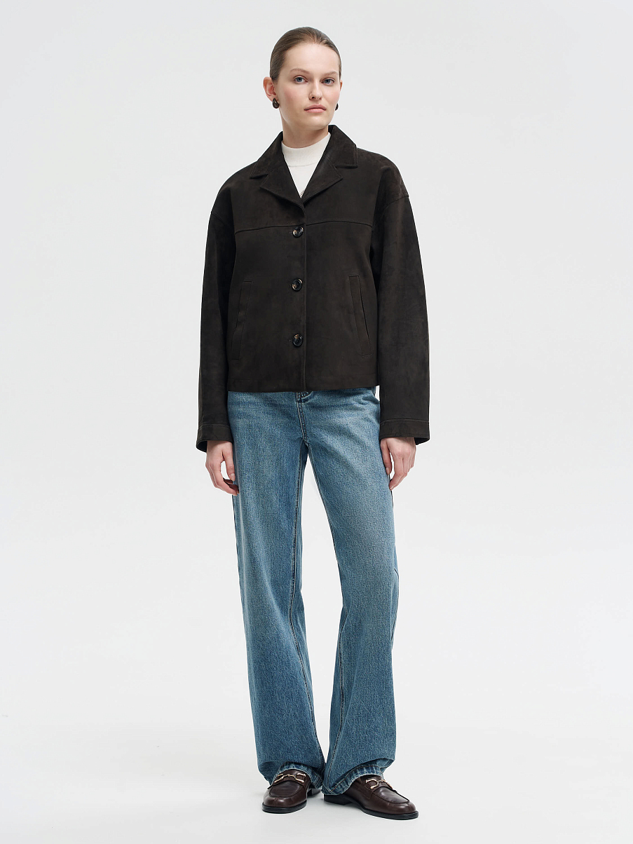Жакет из замши
