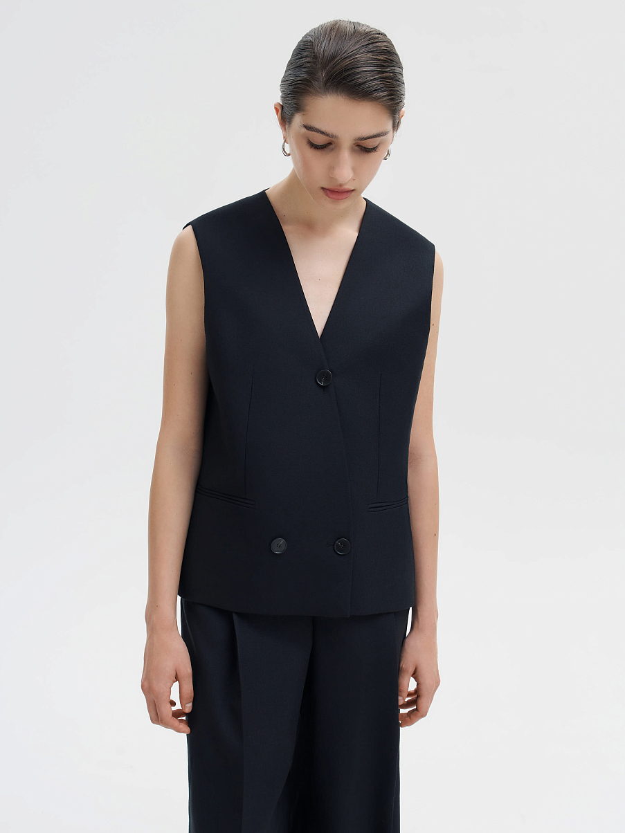 Жилетка из шерсти