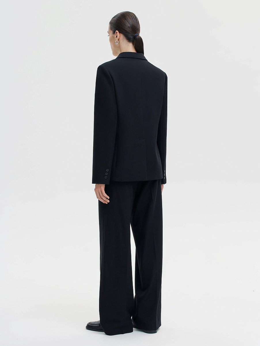 Жакет из костюмной ткани