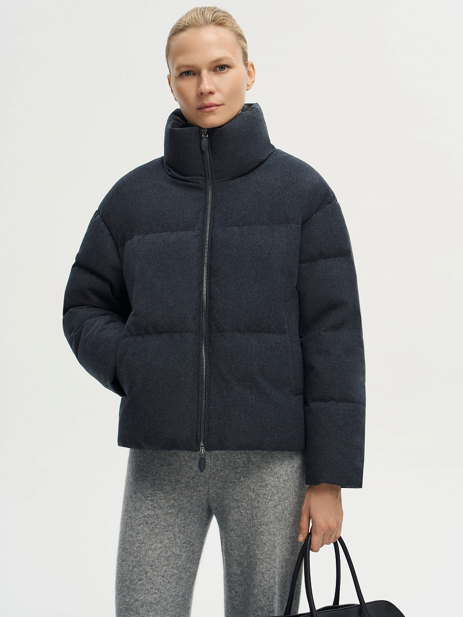 Пуховик из мериноса