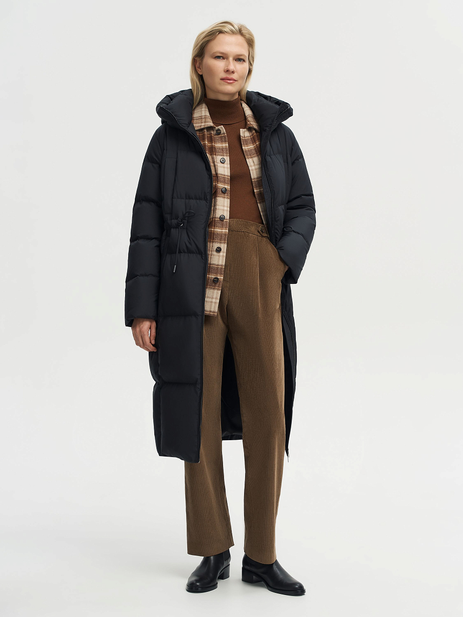 Пуховик удлиненный