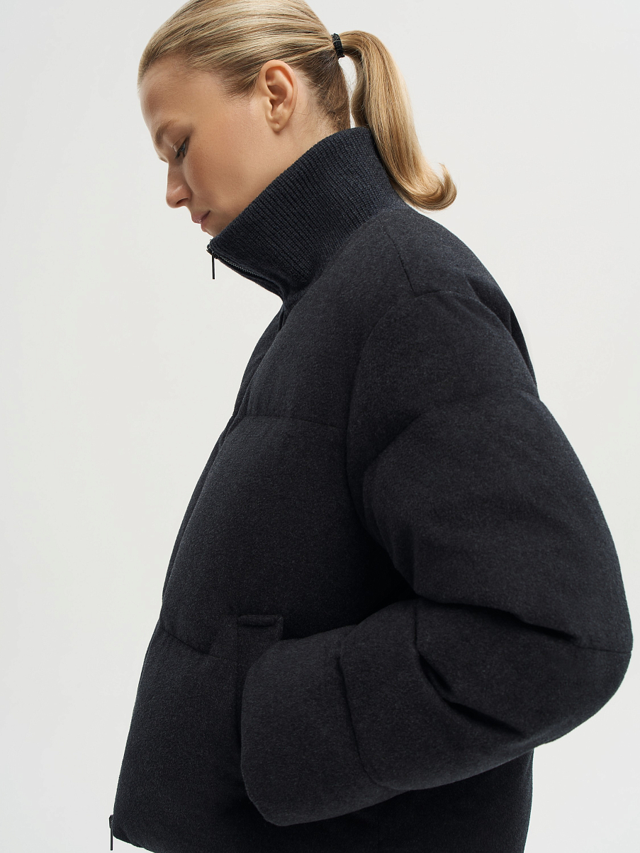 Пуховик из шерсти мериноса