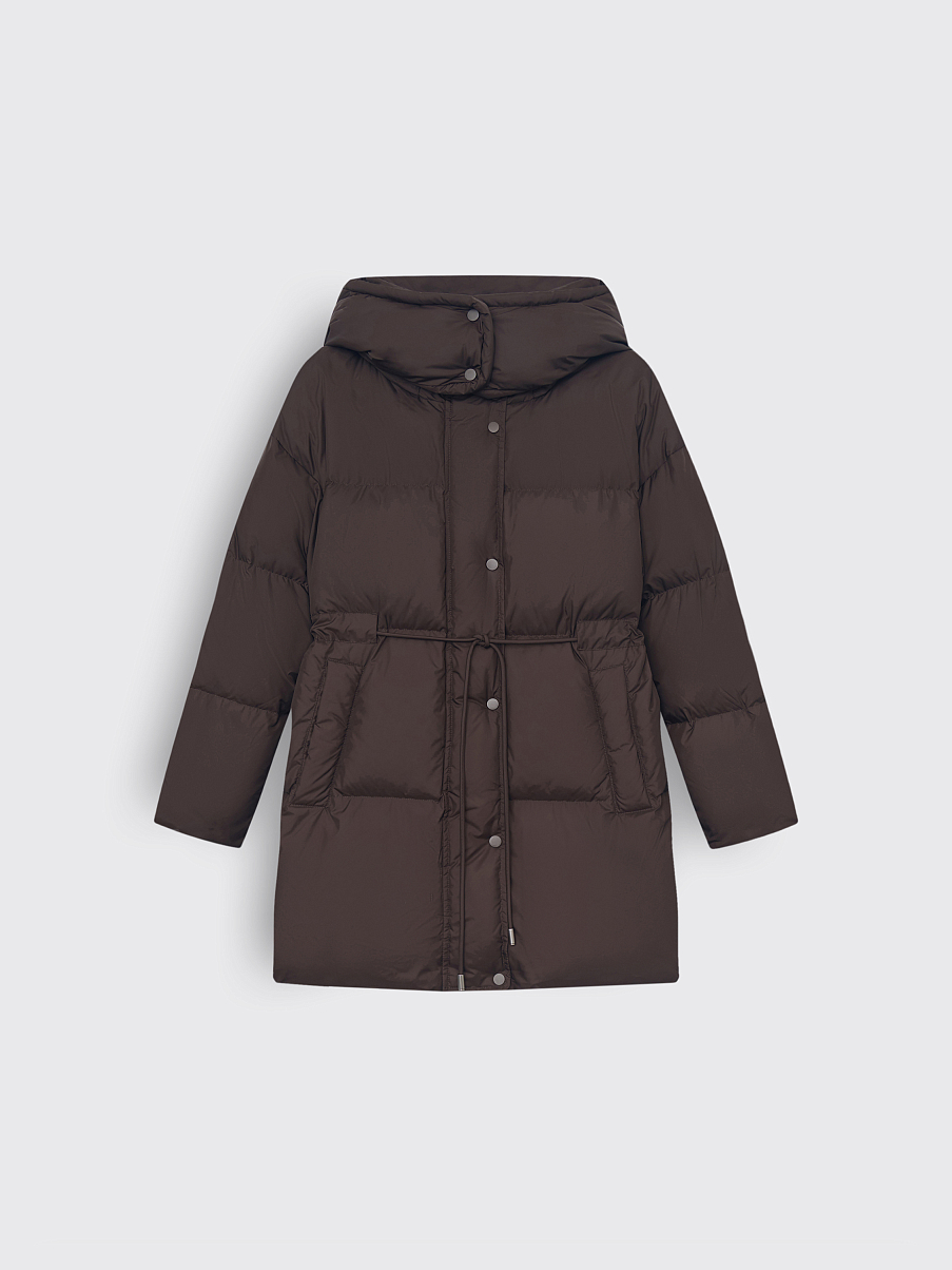 Пуховик приталенный