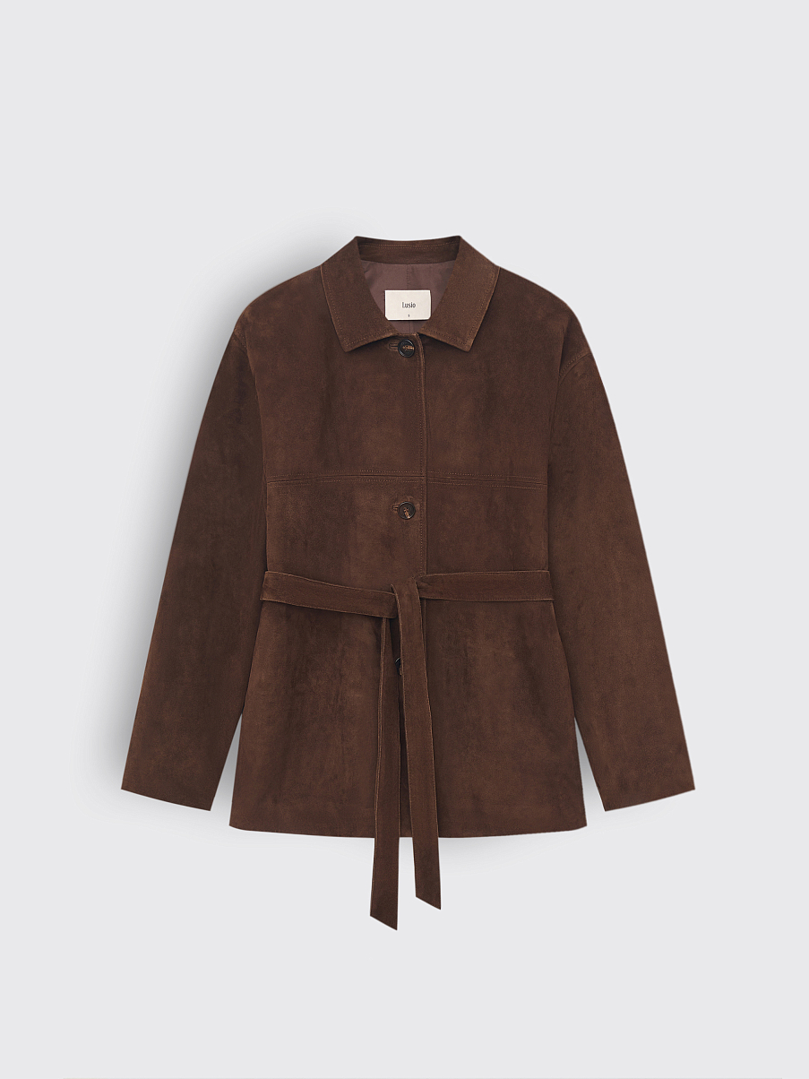 Куртка из замши