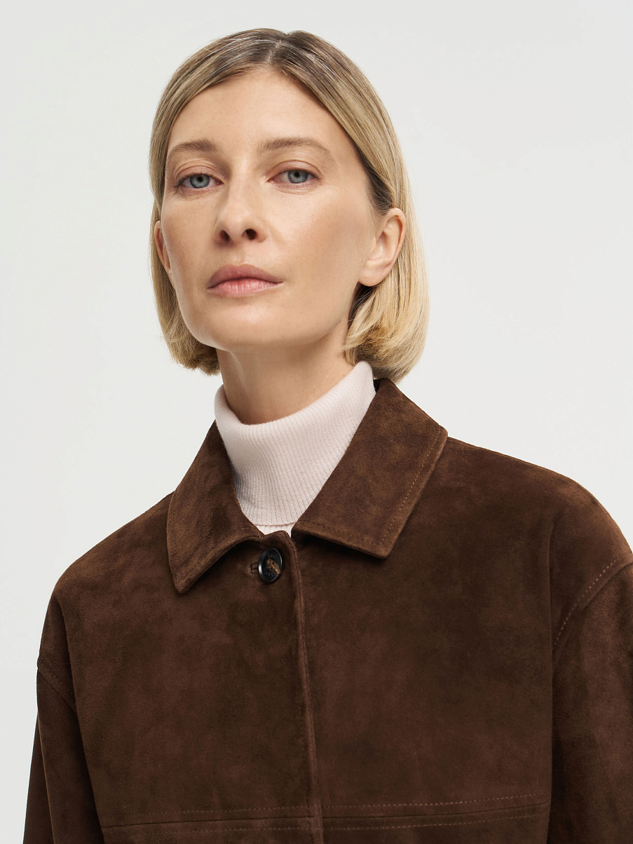 Куртка из замши