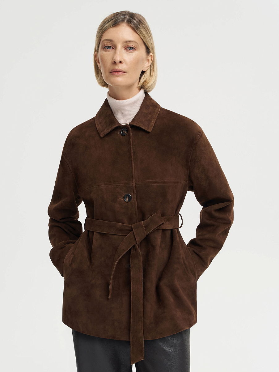 Куртка из замши