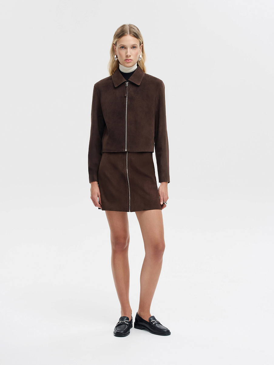 Куртка из замши