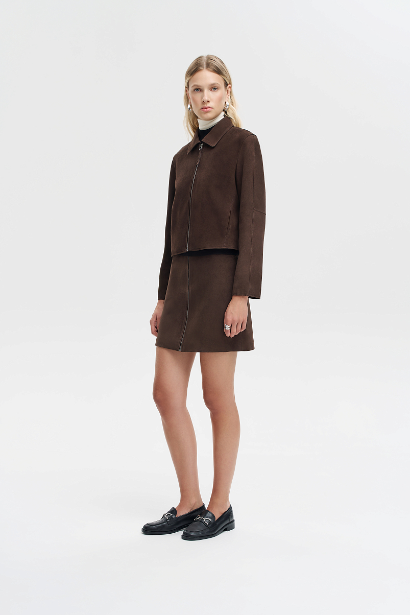 Куртка из замши