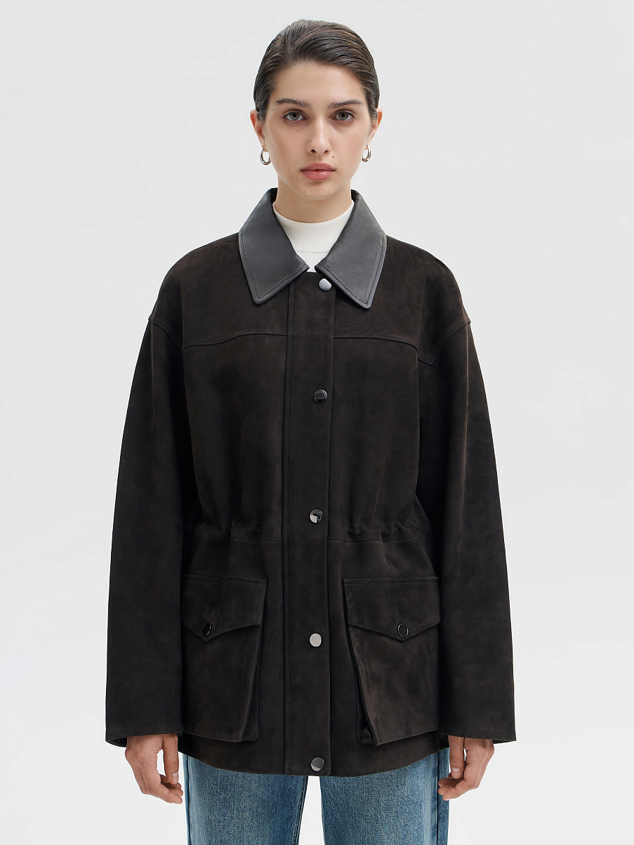 Куртка из замши