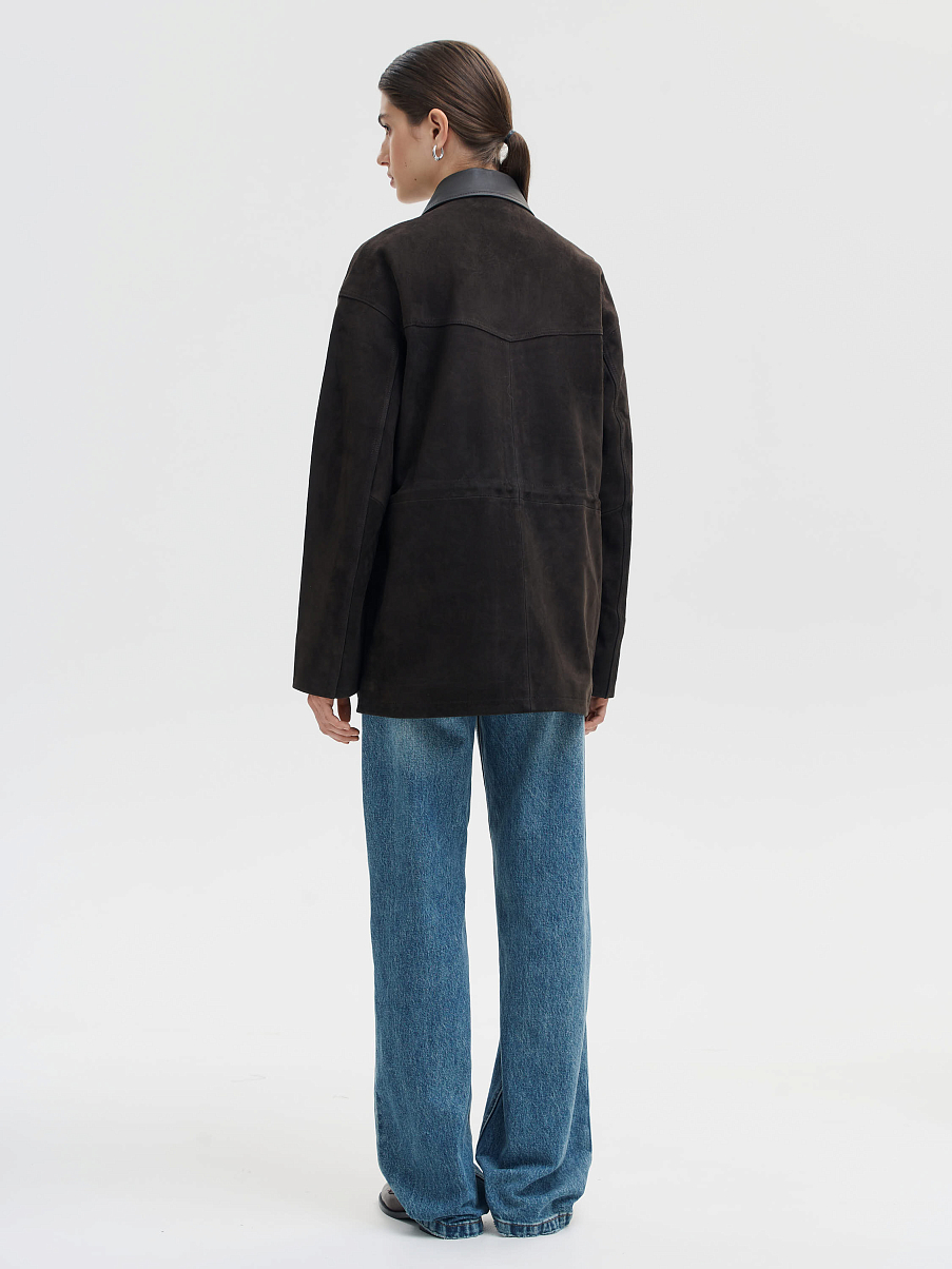 Куртка из замши