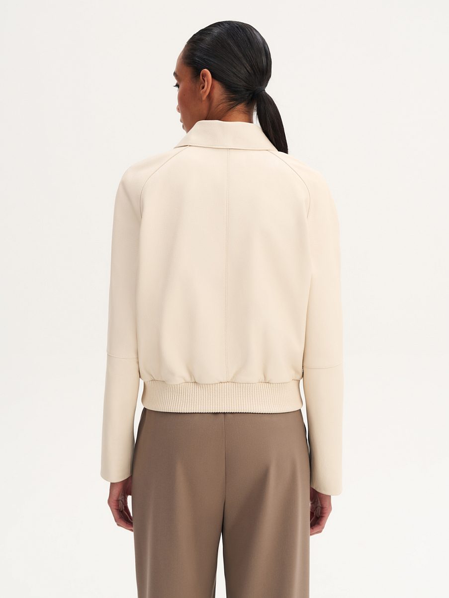 Бомбер из кожи