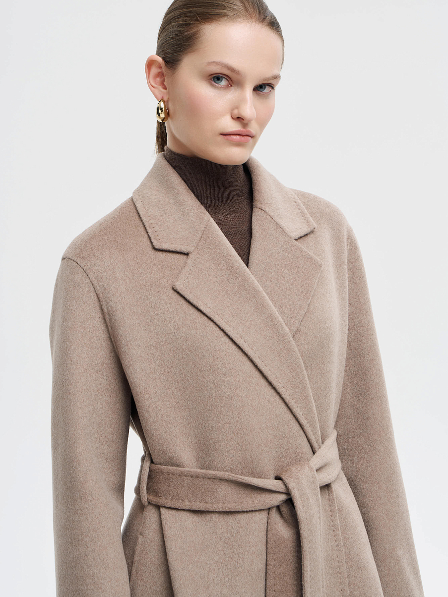 Пальто-халат из шерсти