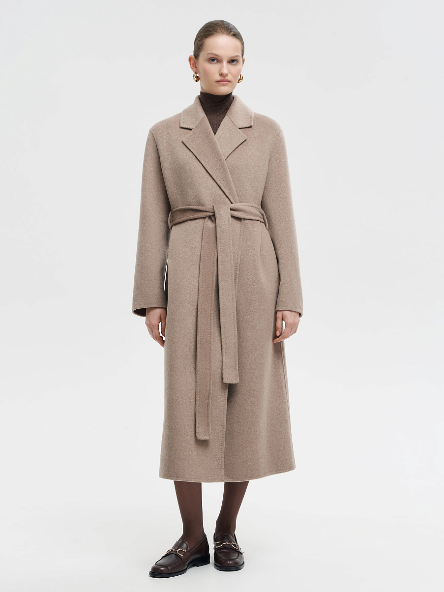 Пальто-халат из шерсти