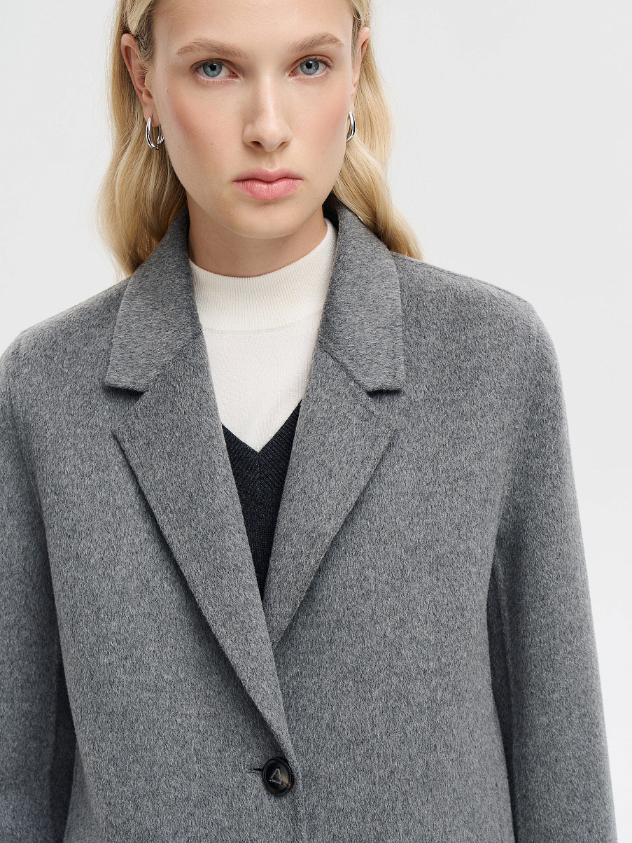 Полупальто из шерсти