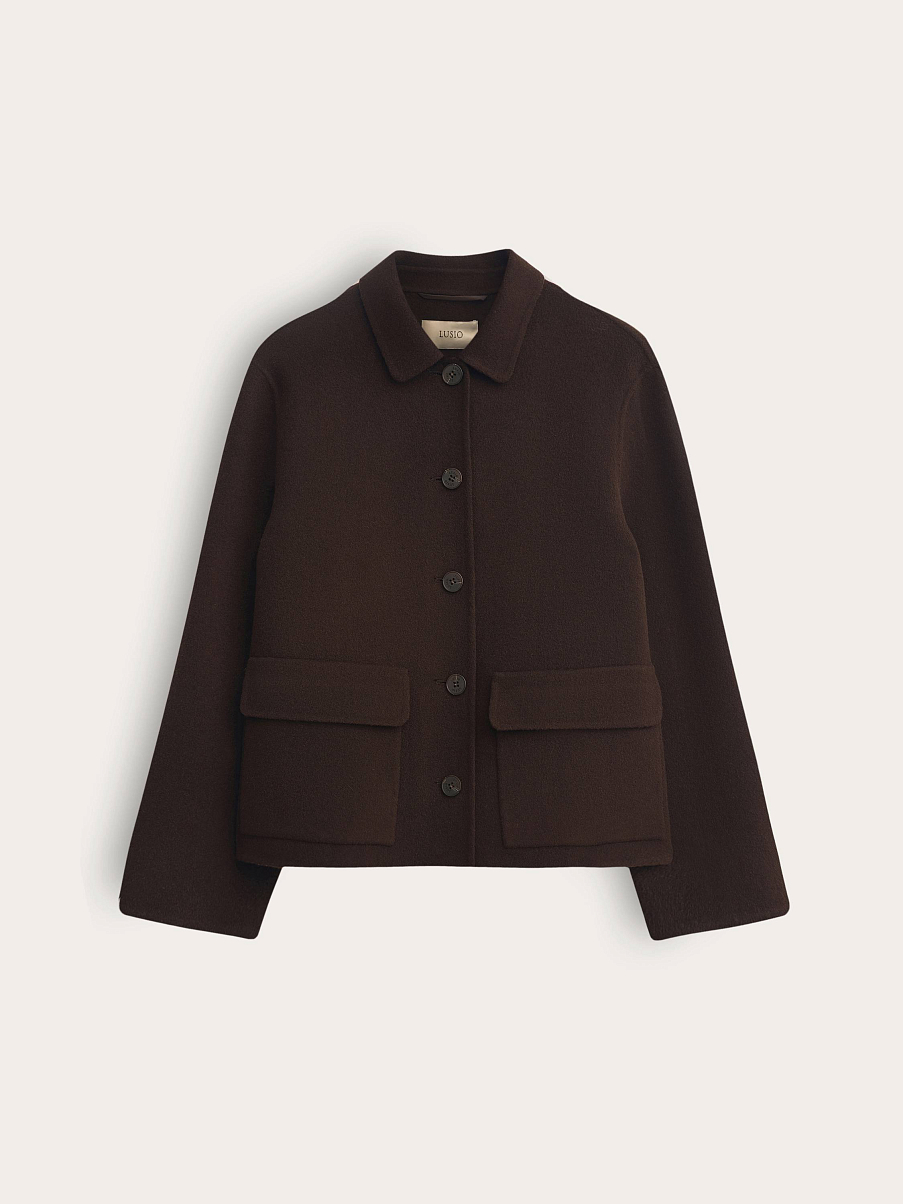 Пальто из кашемира и шерсти мериноса