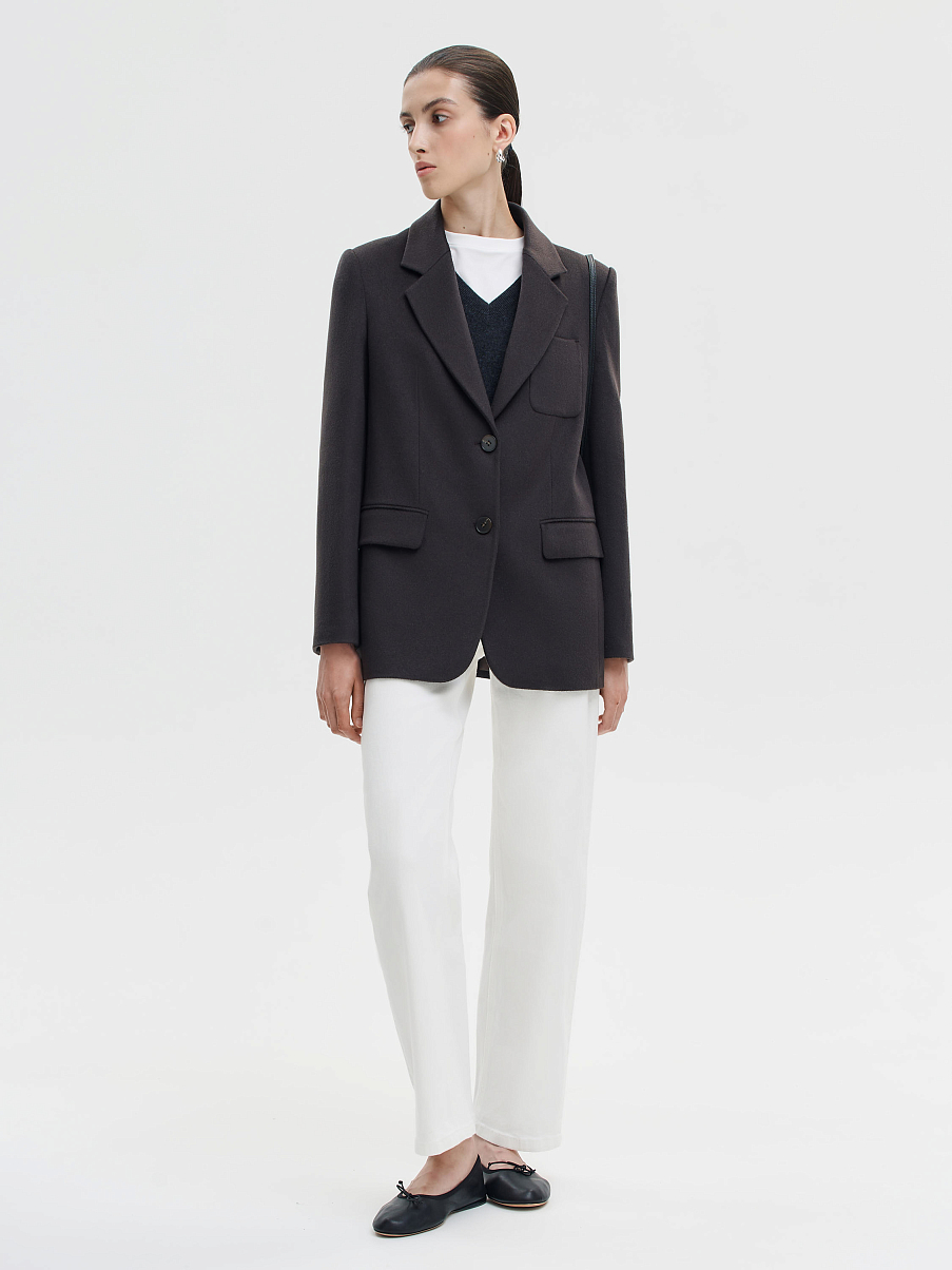 Полупальто из шерсти 