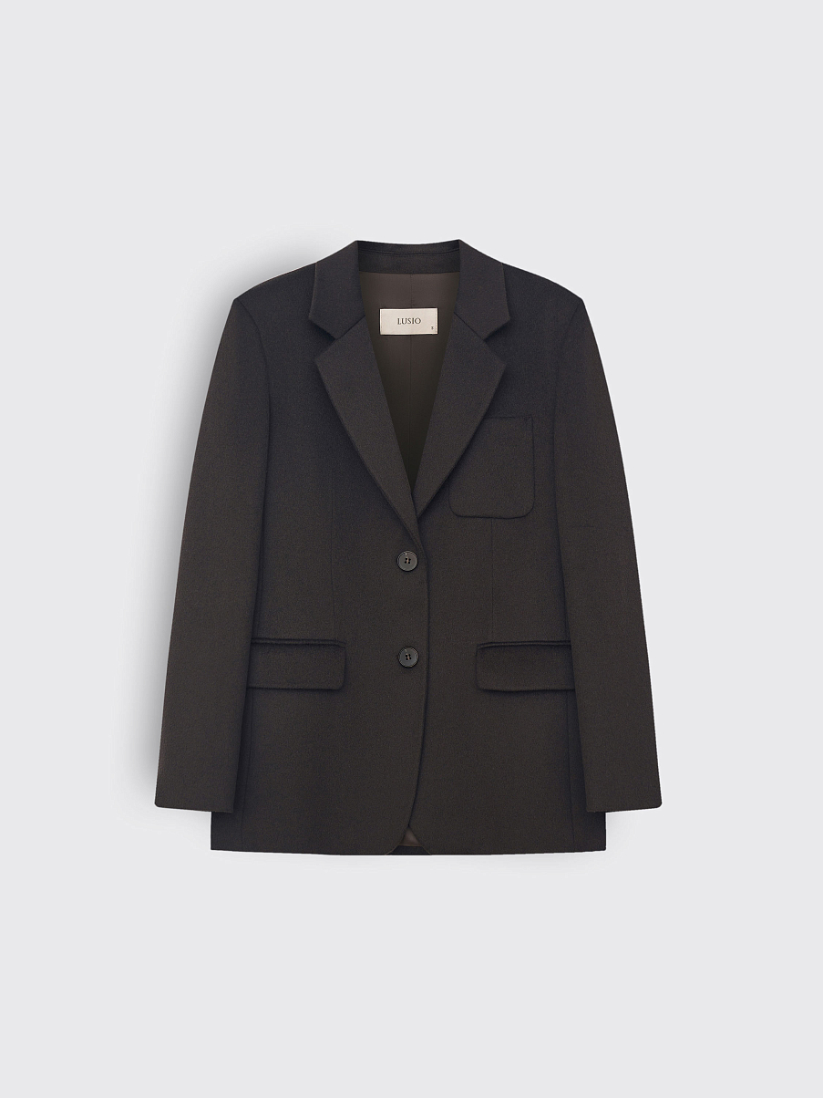 Полупальто из шерсти 