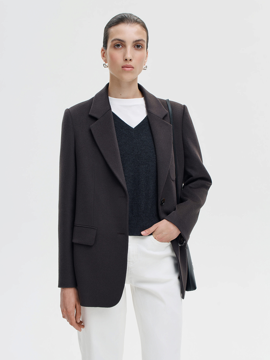 Полупальто из шерсти 