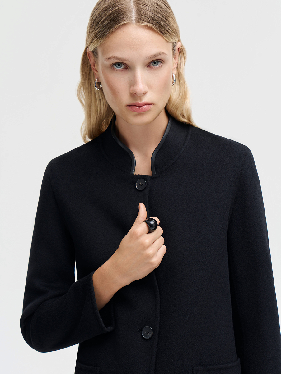 Пальто прямое из мериноса