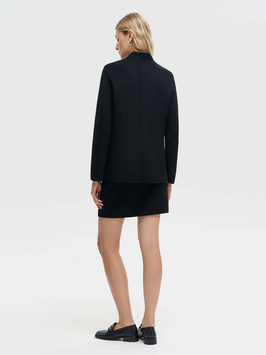 Пальто прямое из мериноса