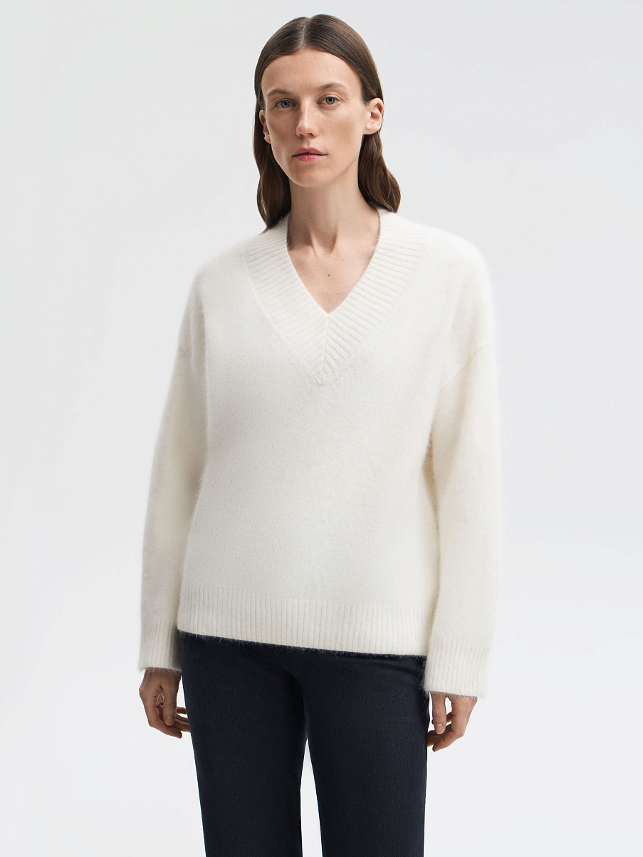 Джемпер  из шерсти енота