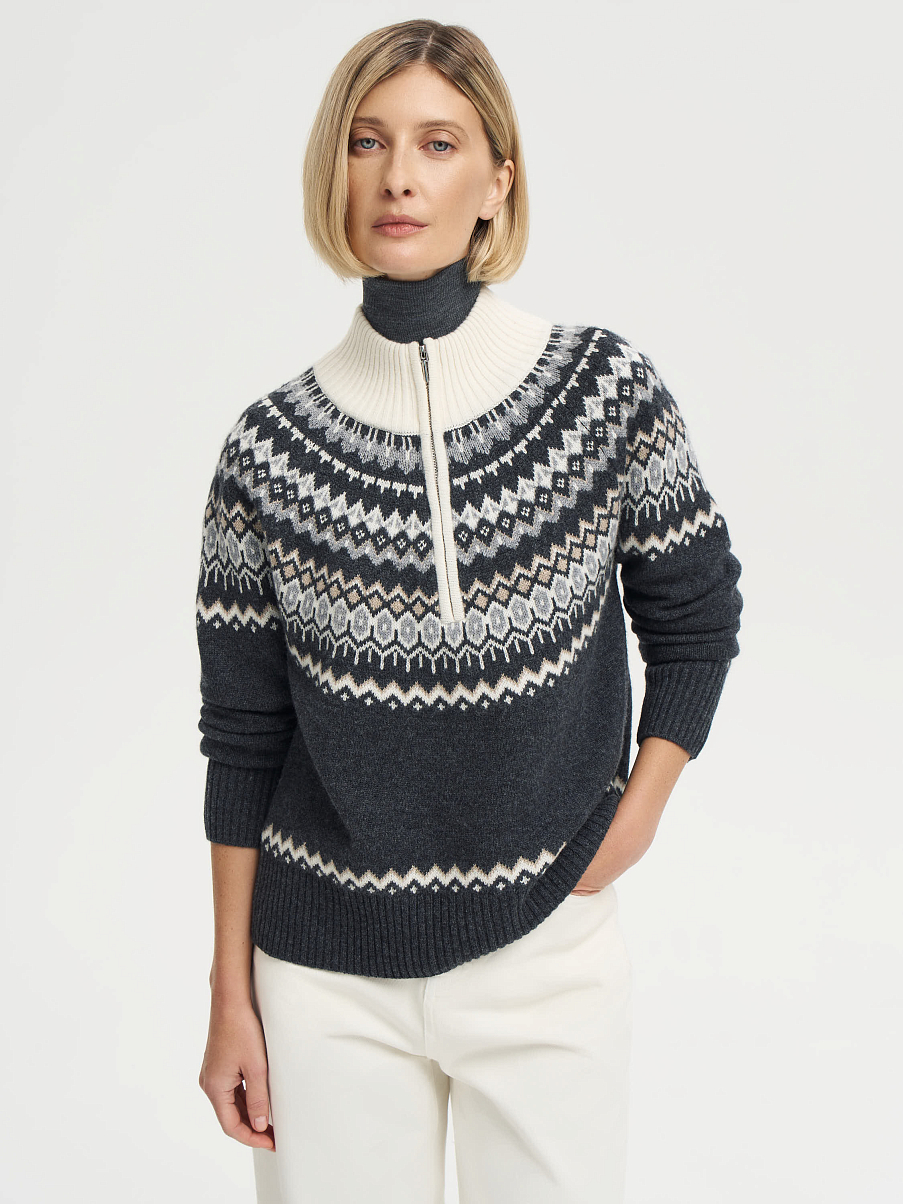 Джемпер из шерсти с кашемиром