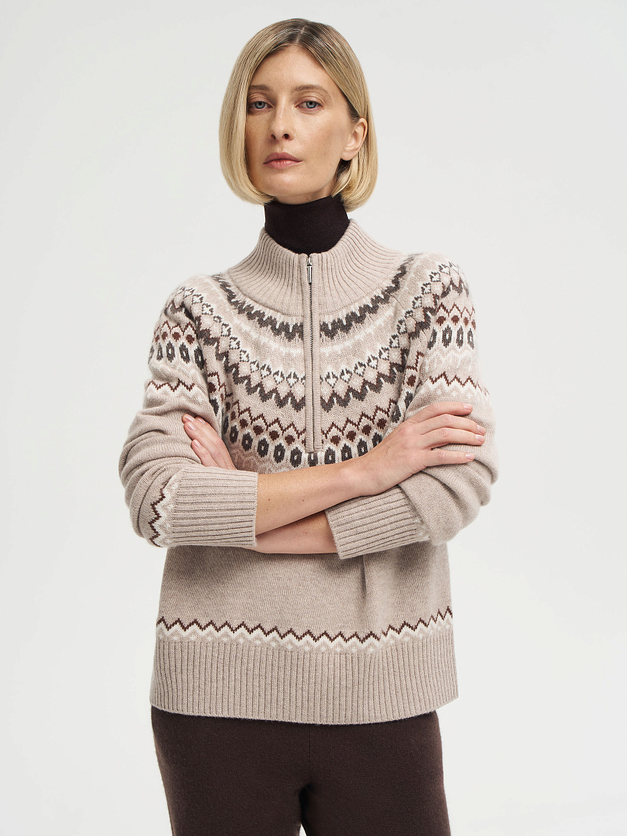 Джемпер из шерсти с кашемиром