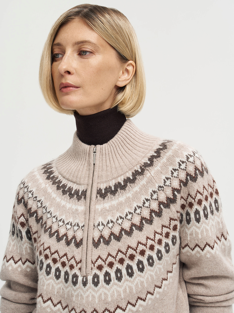 Джемпер из шерсти с кашемиром