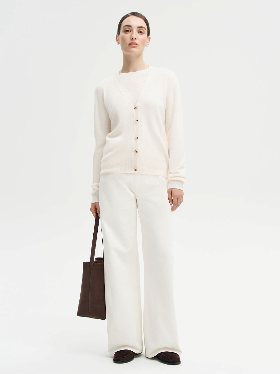 Кардиган из мериноса и кашемира