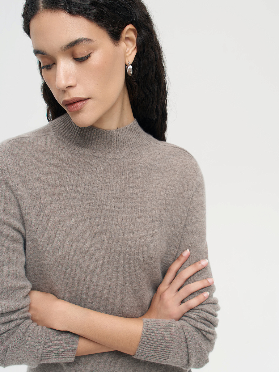 Джемпер с горлом из мериноса