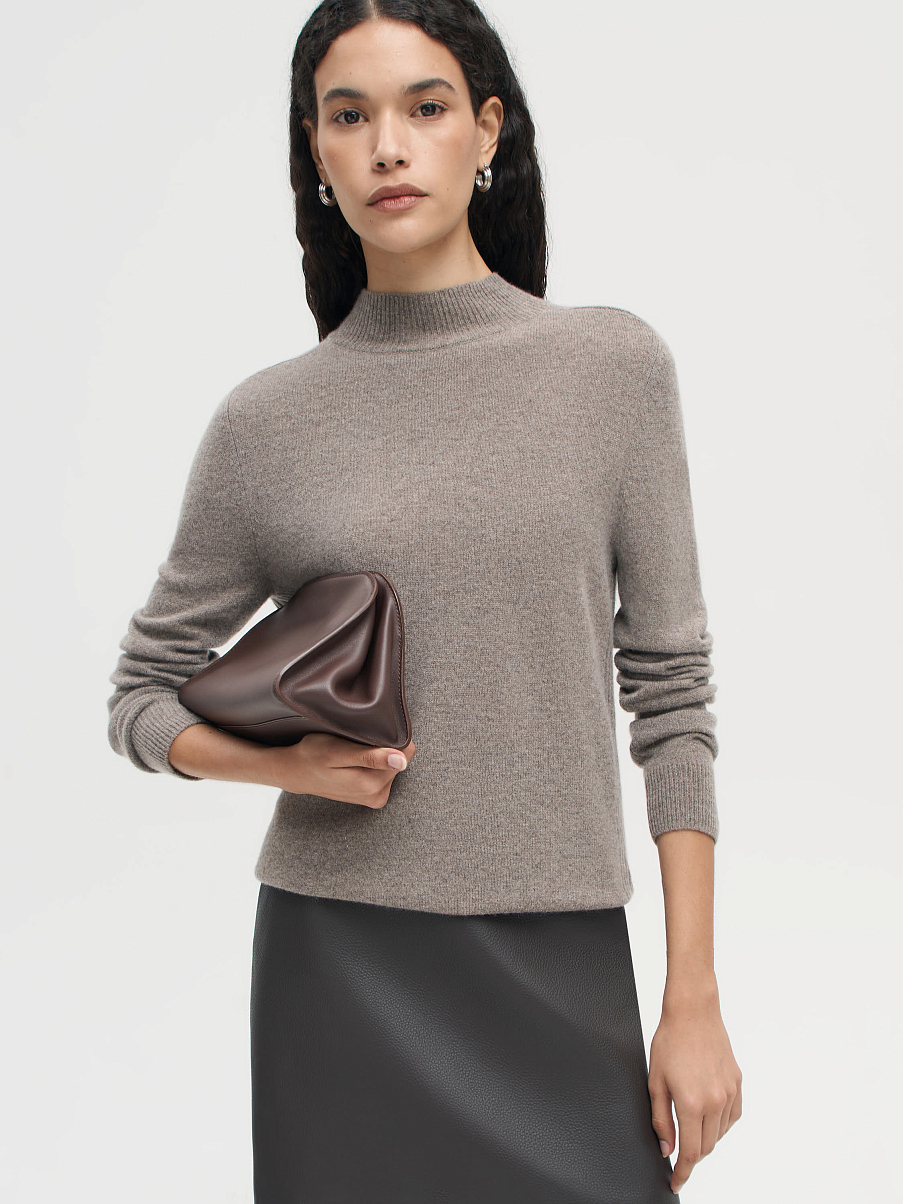 Джемпер с горлом из мериноса