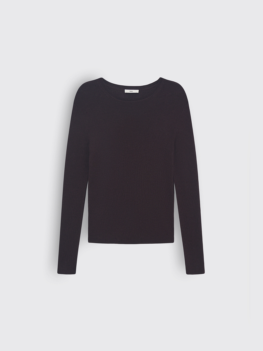 Джемпер из мериноса с шелком