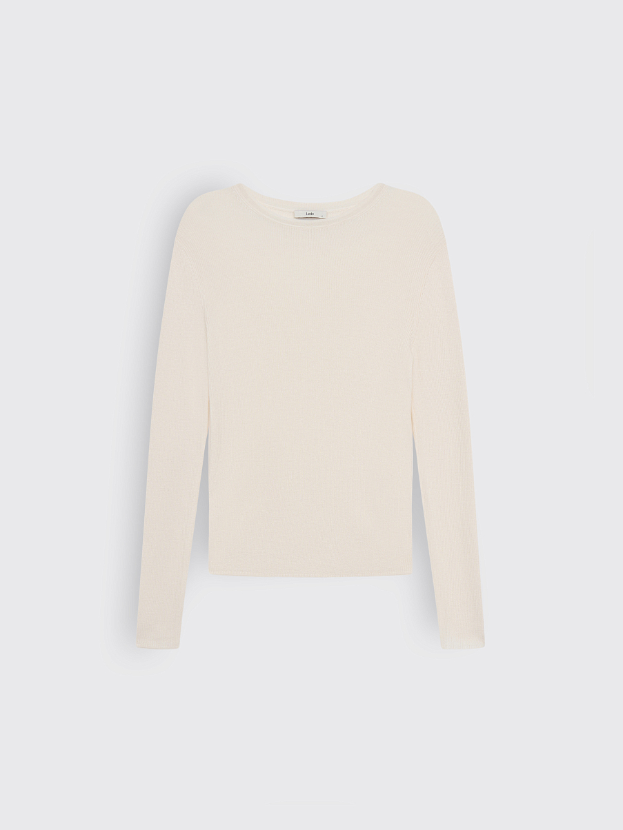 Джемпер из мериноса с шелком