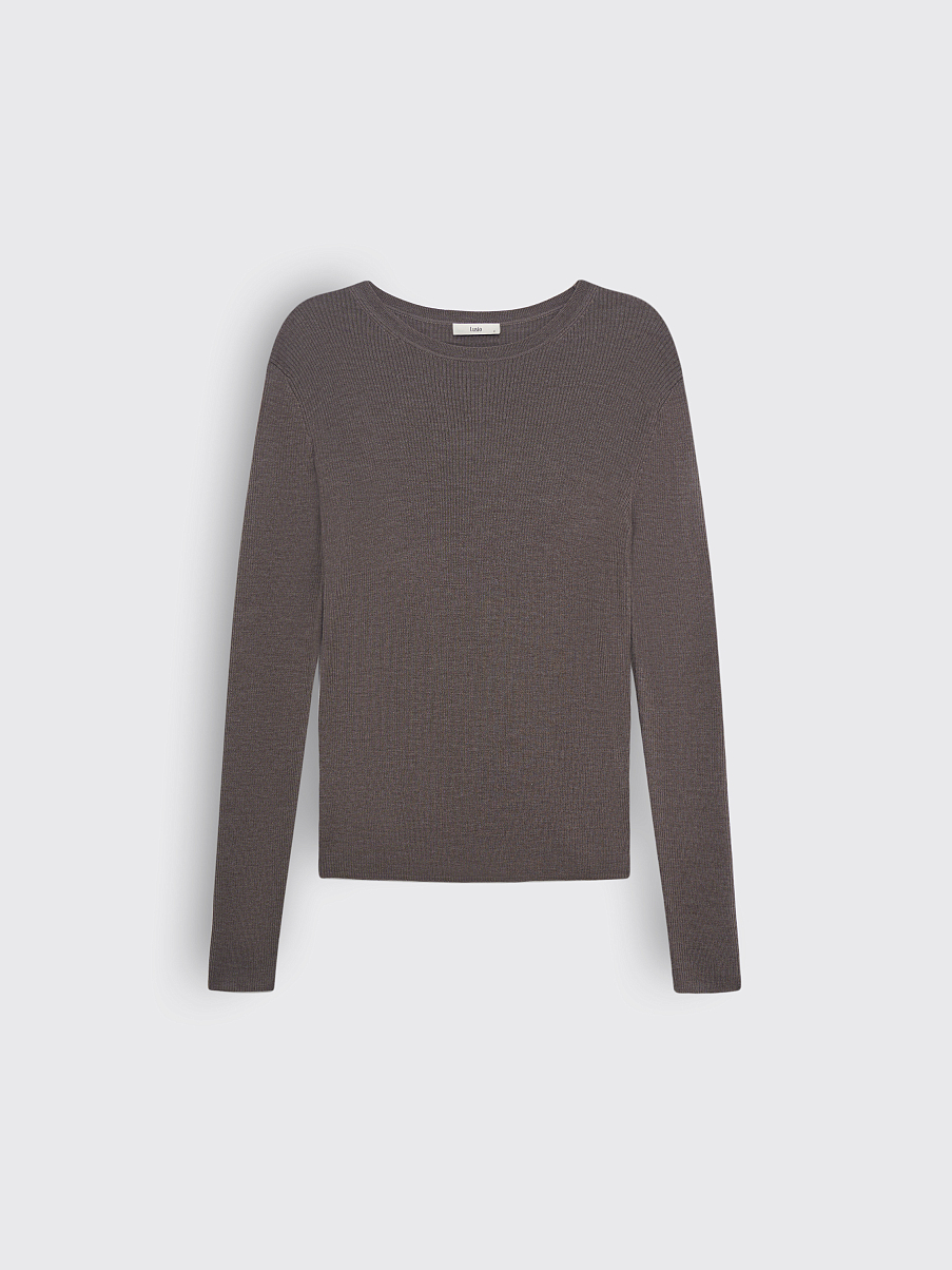 Джемпер из мериноса с шелком