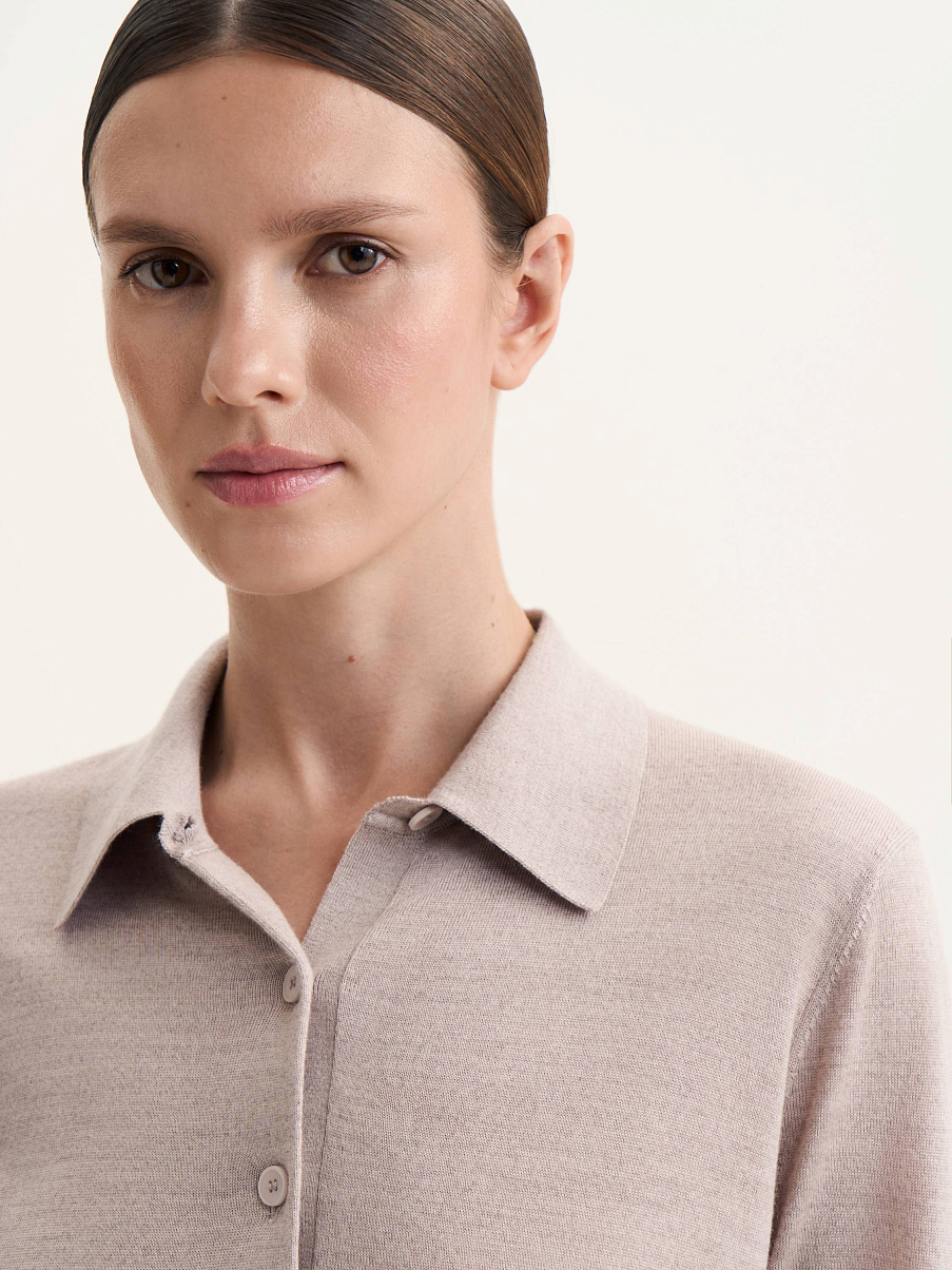 Джемпер из шелка и шерсти мериноса