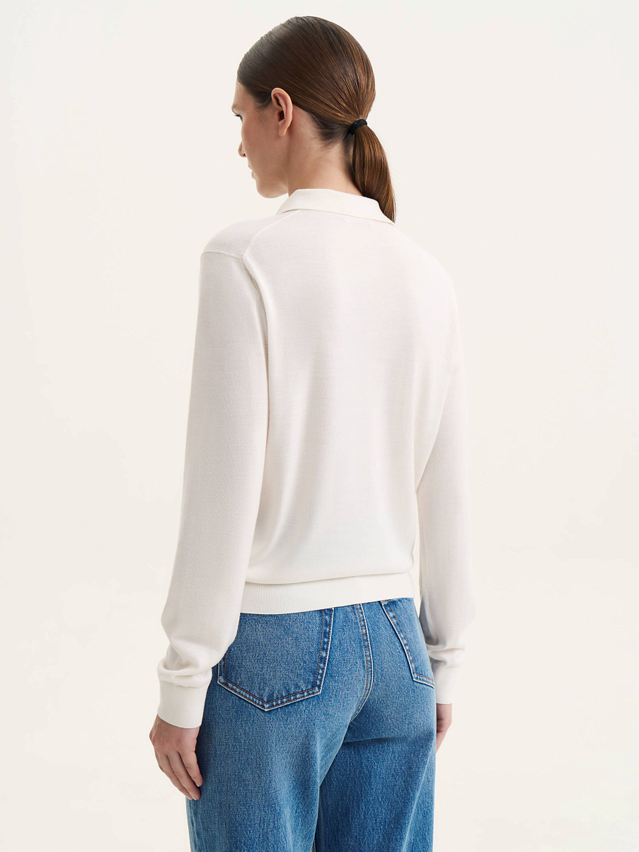 Джемпер из шелка и шерсти мериноса