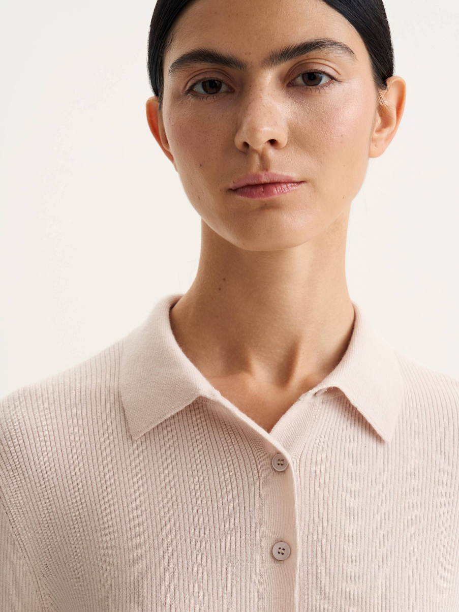 Поло с длинным рукавом 