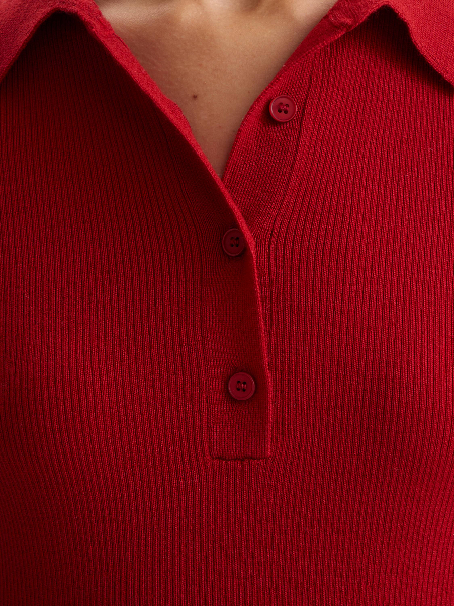 Поло с длинным рукавом 