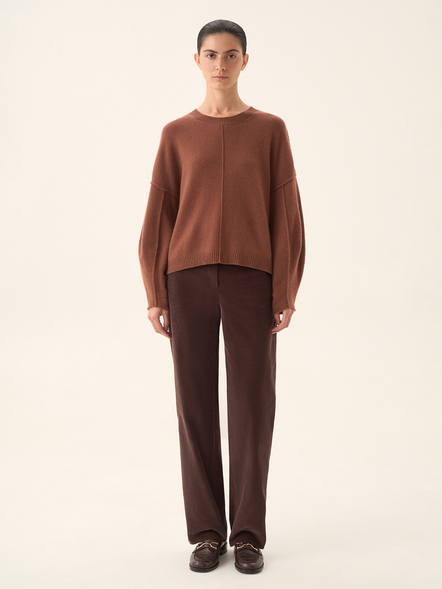 Оверсайз джемпер из кашемира