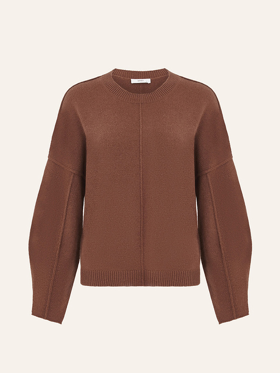 Оверсайз джемпер из кашемира