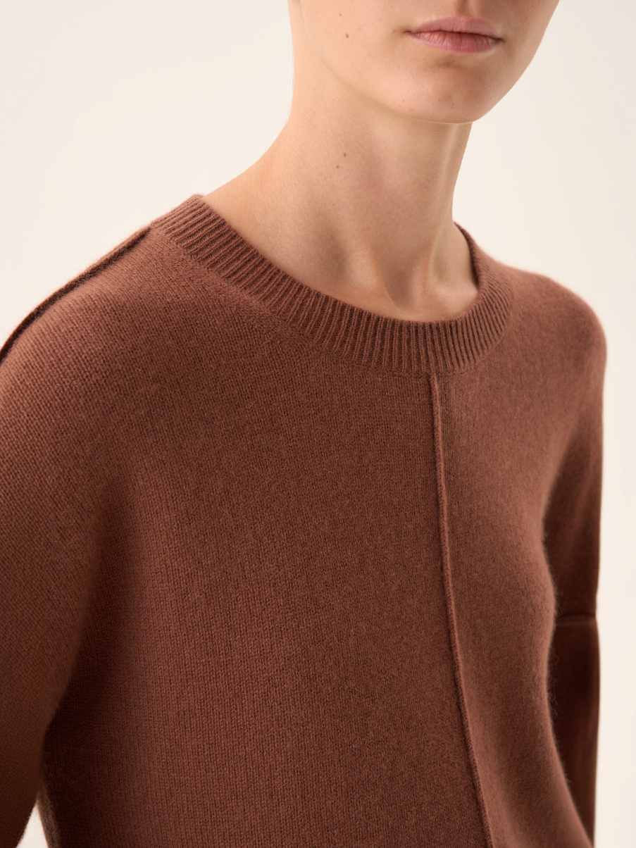 Оверсайз джемпер из кашемира