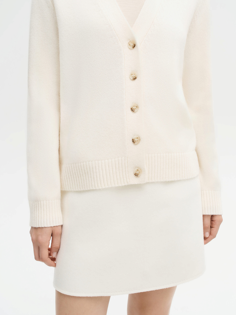 Кардиган из шерсти с кашемиром