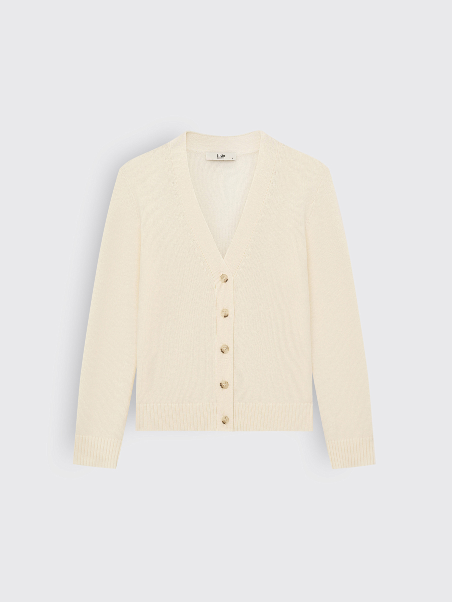 Кардиган из шерсти с кашемиром