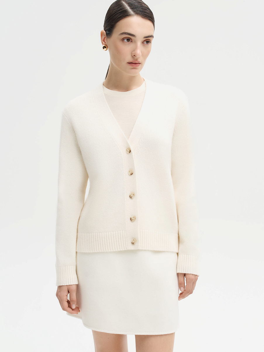 Кардиган из шерсти с кашемиром